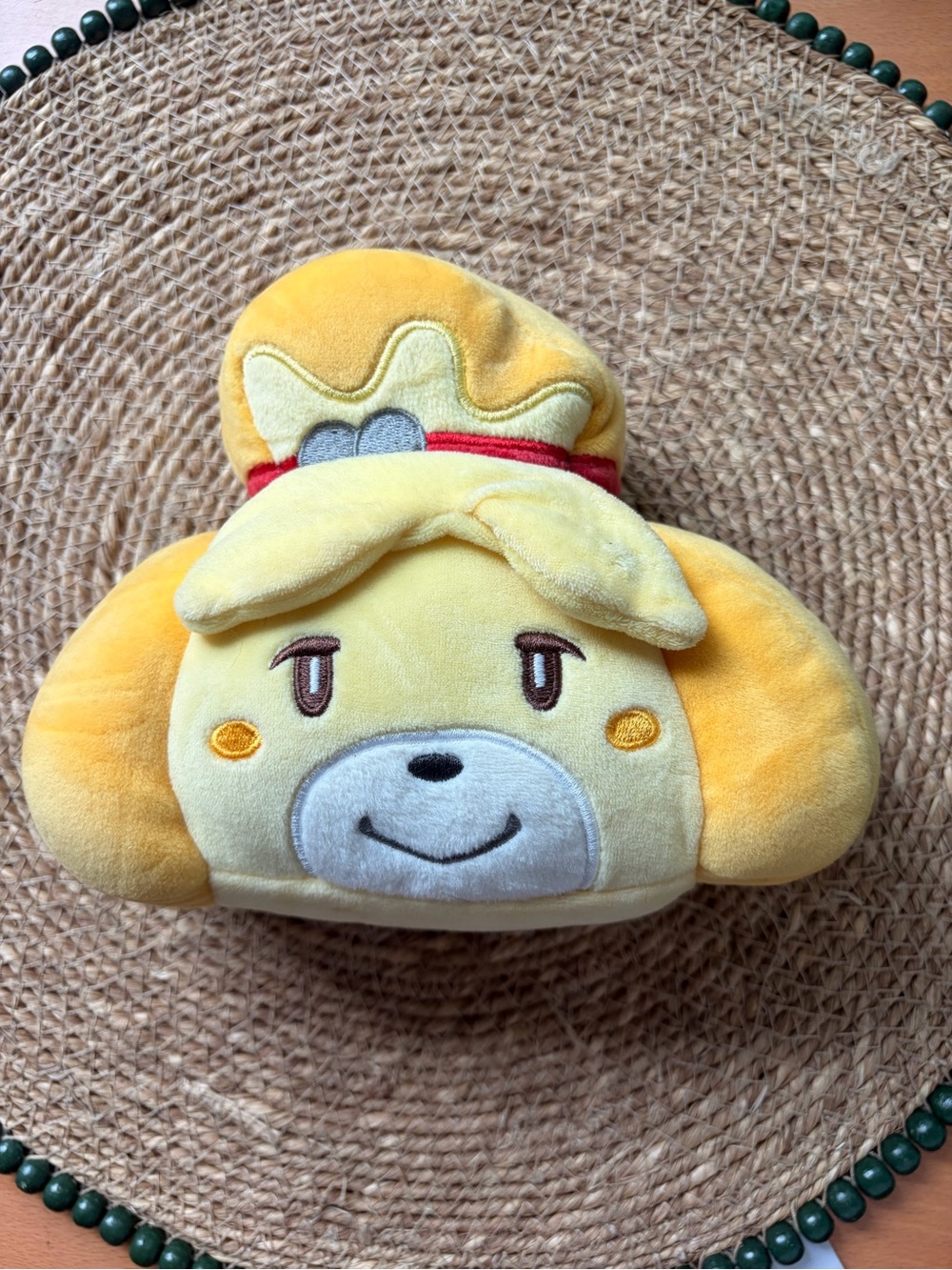 Isabelle Plush Head Kids Accessory - Yellow Character Pillow